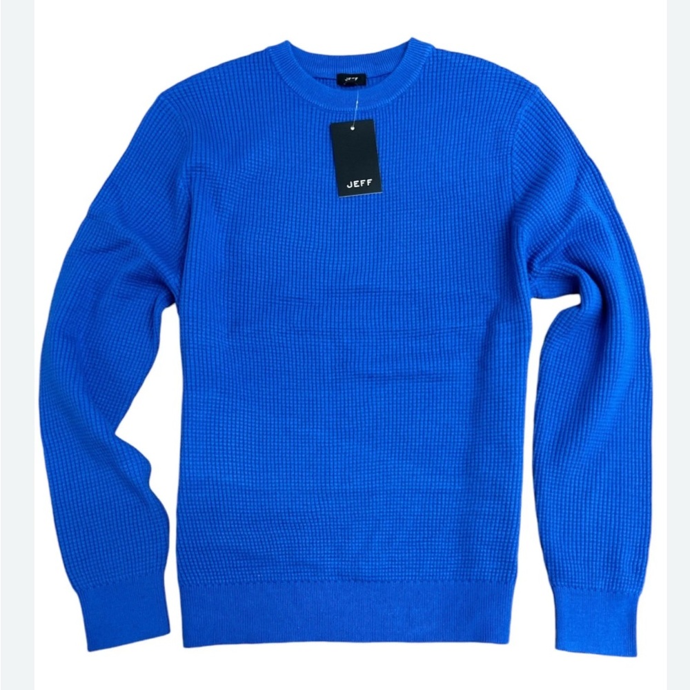 Jeff THE PINE WAFFLE Long Sleeve SWEATER Size XL NWT